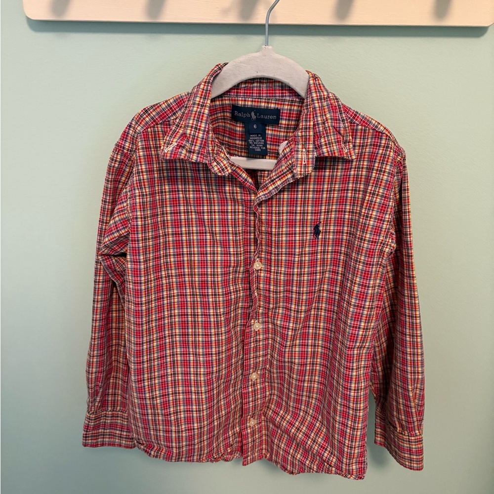 Ralph Lauren Multicolor Plaid Shirt